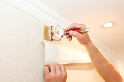 Pose de papier peint à Sommerau — revêtements muraux et toiles de verre
